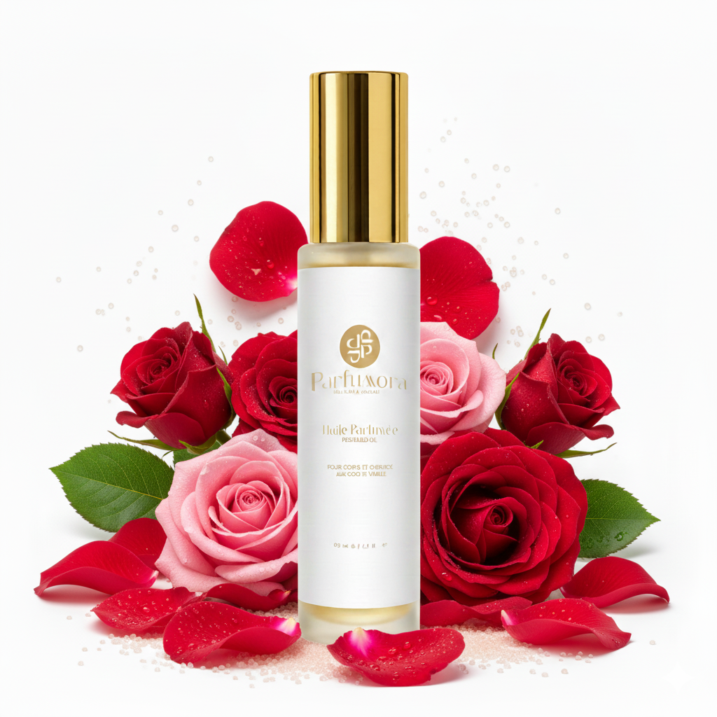 Huile parfumée rose mora, 60ml